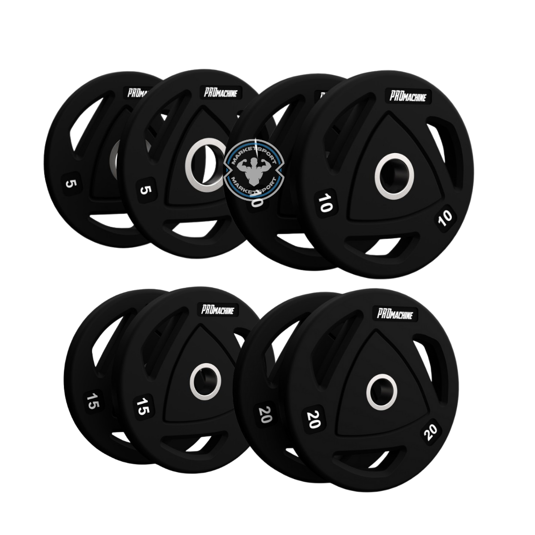 PACK 100KG DISCOS OLIMPICOS GRIP